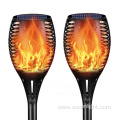 2 Year Warranty Excellent Landscape Flame Torch Lights Outdoor High Quality Park Garden Pillar Solar Light